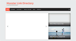 Desktop Screenshot of monsterlinkdirectory.com